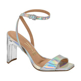 Vizzano 6457-200 Transparent Heel Sandal in Silver