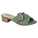 Modare 7136-110 Low Heel Slip-on Sandal in Mint Green