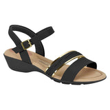 Modare 7167-102 Low Heel Sandal in Black