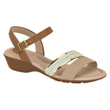 Modare 7167-102 Low Heel Sandal in Camel