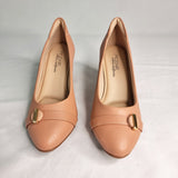Modare 7377-103 Block Heel Pump in Nude