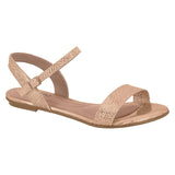 Beira Rio 8384-608 Flat Sandal in Rose Gold