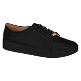 Vizzano 1214-205 Black Sole Sneaker in Black Napa